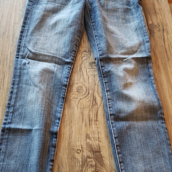 Current/Elliot Rolled Skinny Baltic Wash Jeans - Picture 8 of 8